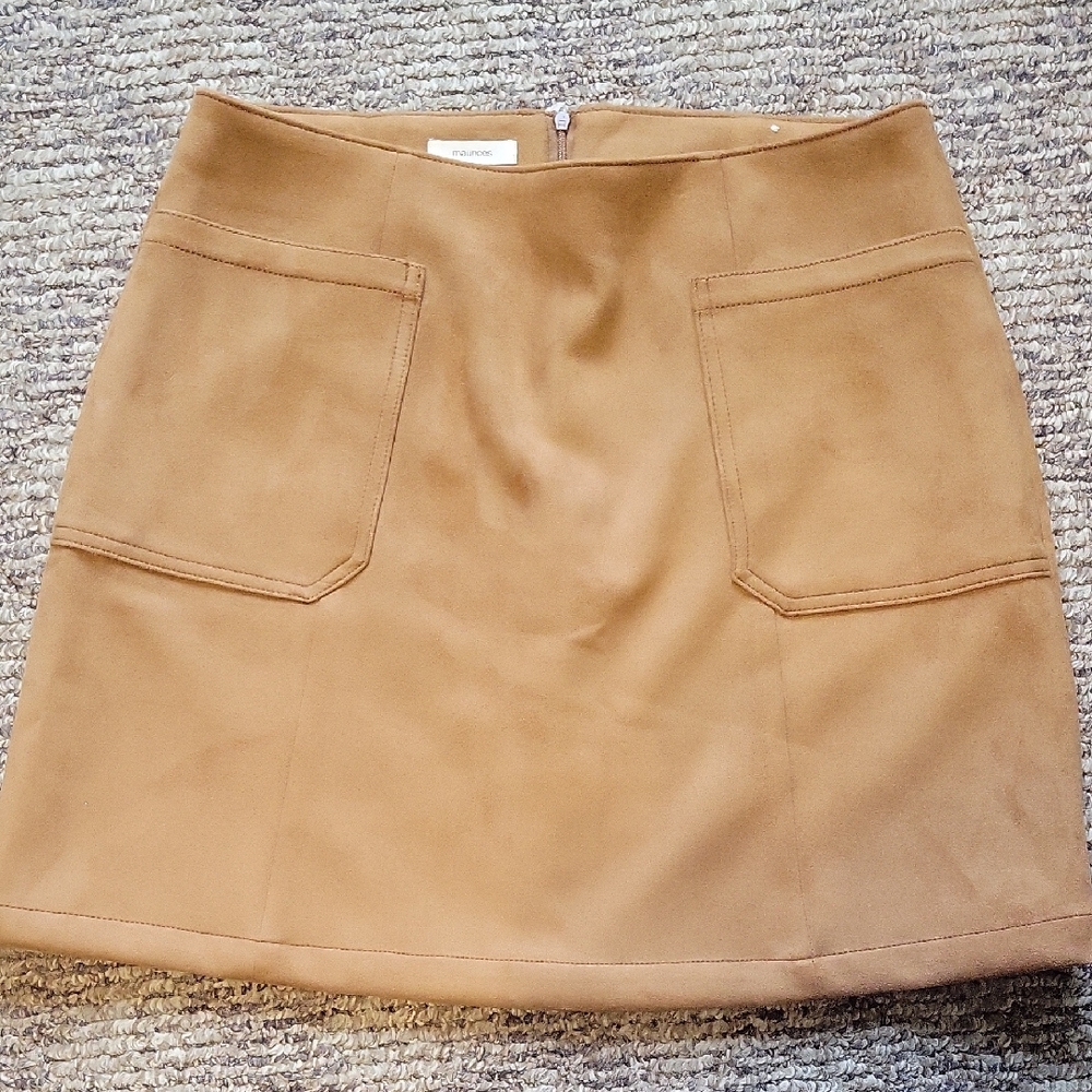 Zara Camel Mini Skirt